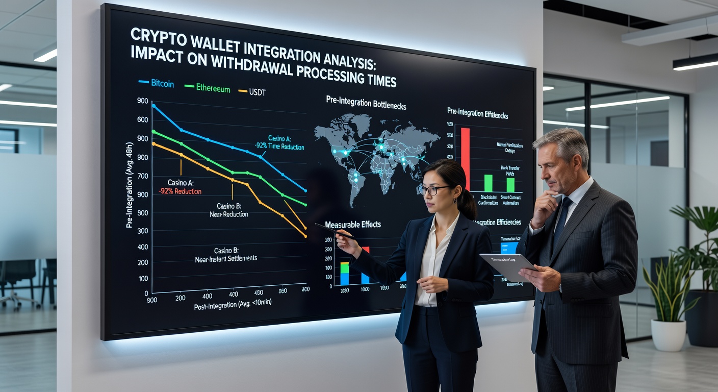 Cryptocurrency wallet interface displayed on a casino platform dashboard showing transaction details and processing status