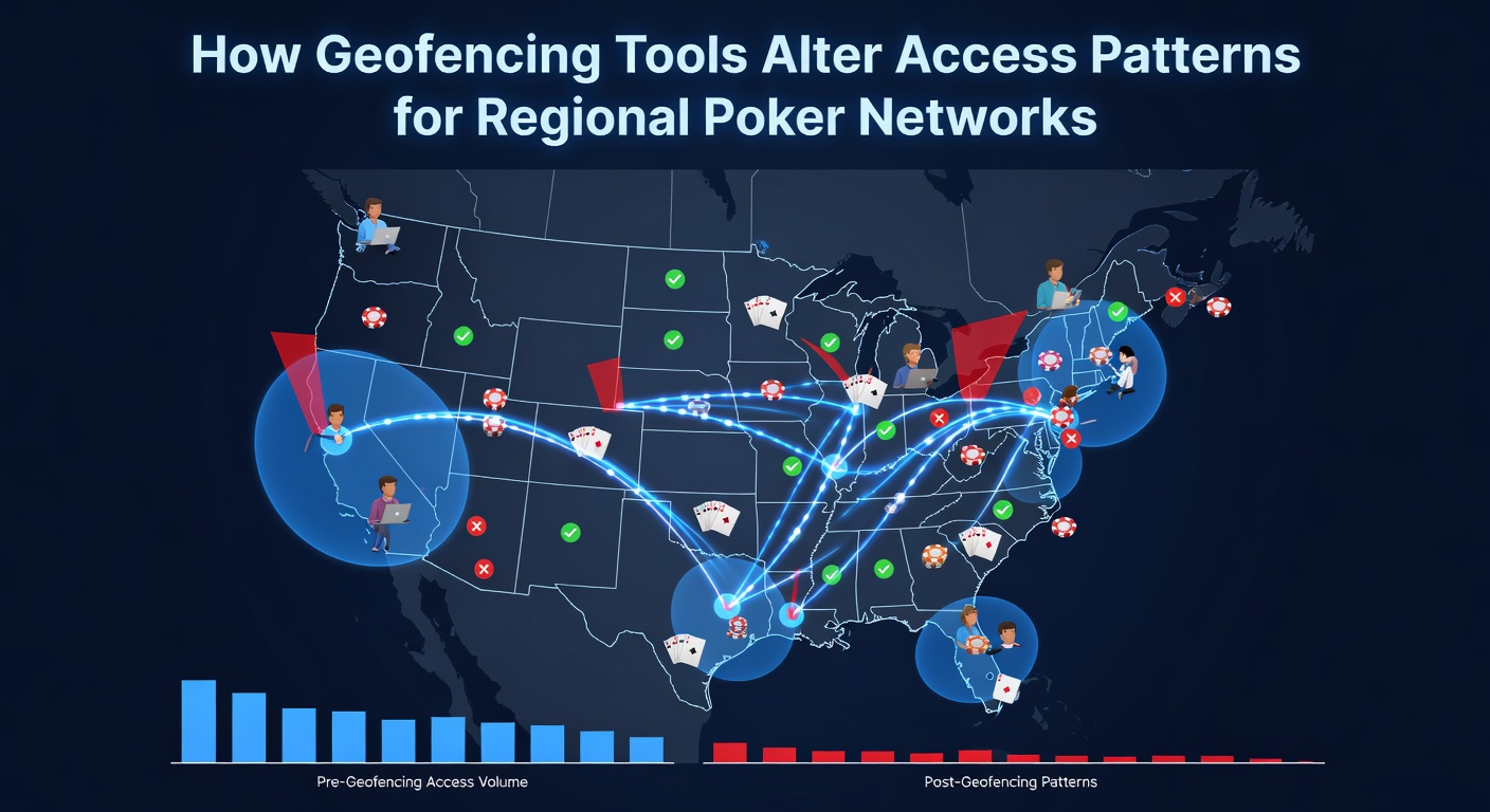 Geofencing technology mapping poker network boundaries across multiple states
